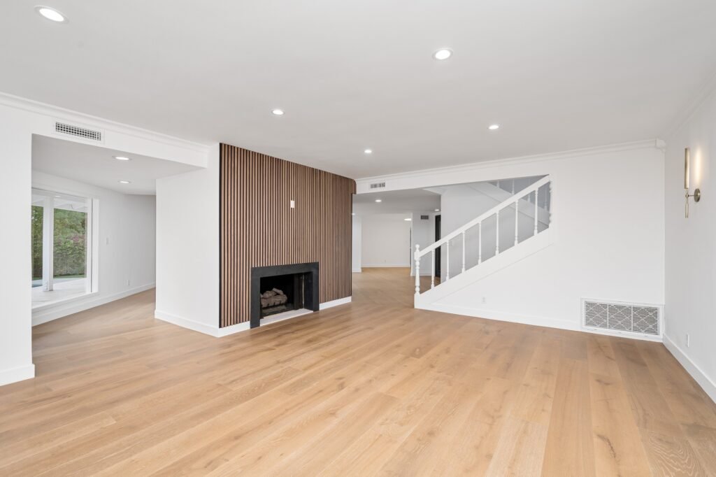 Remodeled home in Los Angeles, with empty rooms